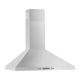 30" Chimney Wall Mount Range Hood with Dishwasher-Safe Grease Filters