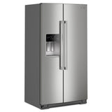 36-inch Wide Counter-Depth Side-by-Side Refrigerator with Arctic Blue Interior - 20.8 Cu. Ft.