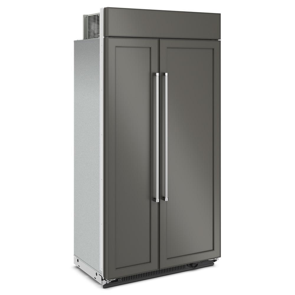 25.5 Cu Ft. 42" Built-In Side-by-Side Refrigerator with Panel-Ready Doors