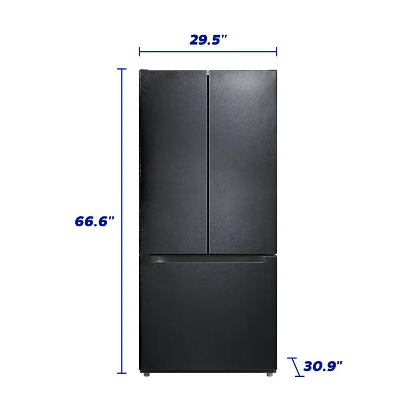 Element 18.4 cu. ft. French Door Refrigerator - Black