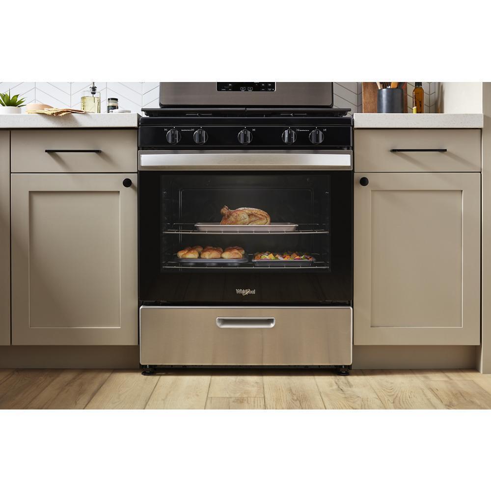 5.1 Cu. Ft. Freestanding Gas Range with Edge to Edge Cooktop