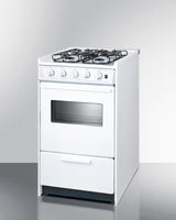 20" Wide Gas Range