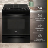 5.0 Cu. Ft. Whirlpool® Gas Range with Frozen Bake™ Technology