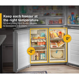 36-inch Wide Counter Depth 4 Door Refrigerator - 19.4 cu. ft.