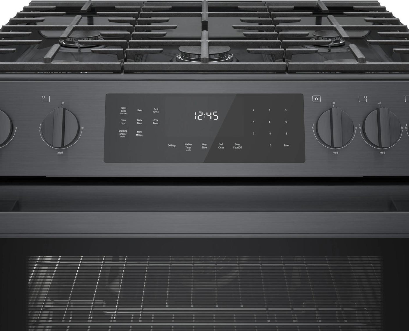 800 Series Gas Slide-in Range 30" Black