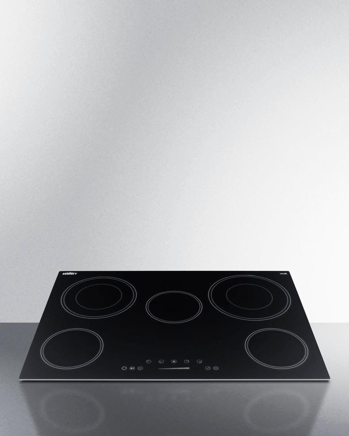 30" Wide 208-240v 5-burner Radiant Cooktop