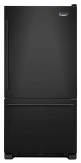 33-Inch Wide Bottom Mount Refrigerator - 22 Cu. Ft. - Black