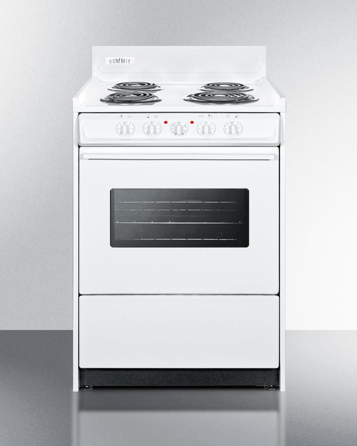 24" Wide Electric Coil Top Range