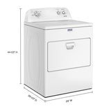 Top Load Electric Wrinkle Prevent Dryer - 7.0 cu. ft.