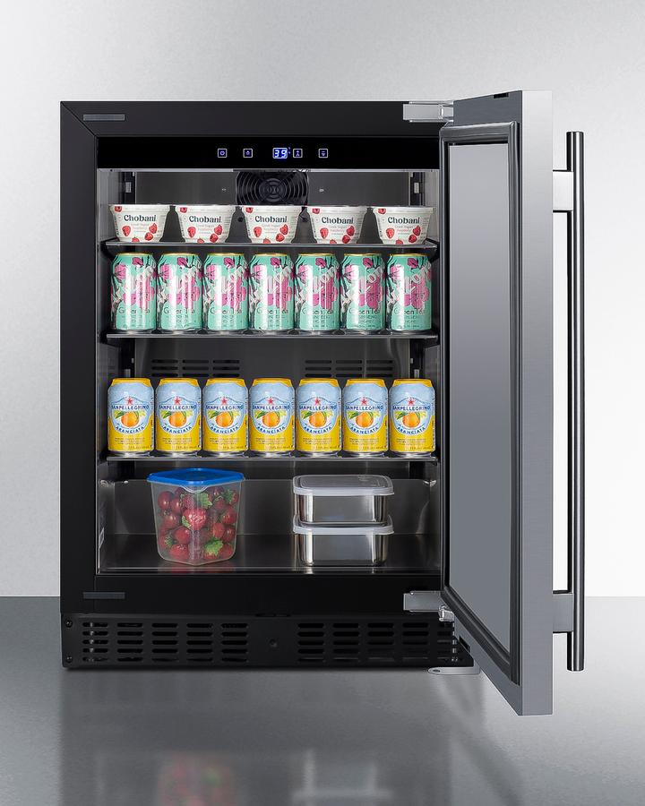 24" Wide Built-in All-refrigerator, ADA Compliant