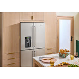 36" Counter-Depth 19.4 Cu Ft 4-Door Refrigerator with Flexible Temperature Zone in PrintShield™ Finish