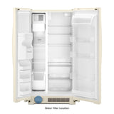 33-inch Wide Side-by-Side Refrigerator - 21 cu. ft.