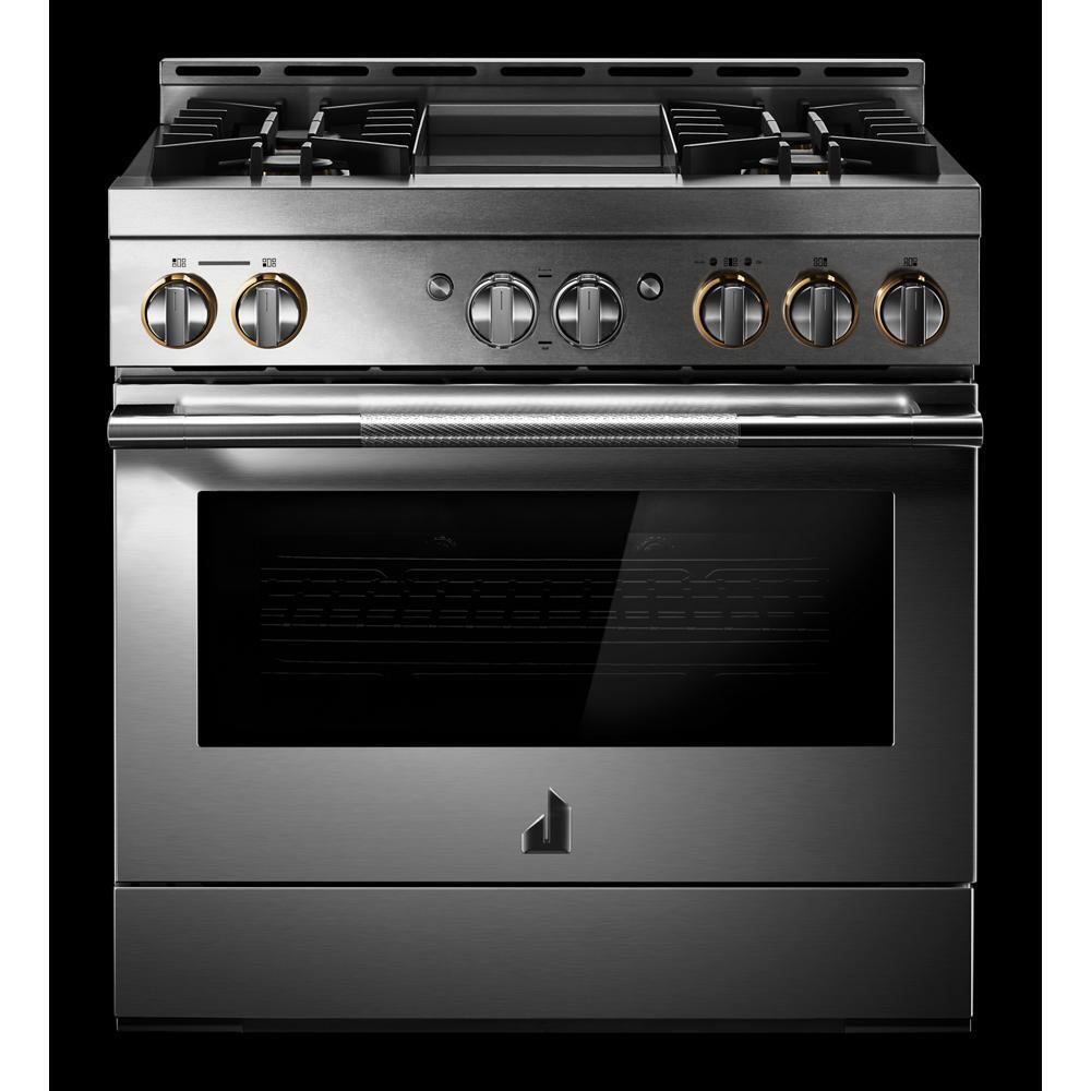 36" RISE™ Gas Professional-Style Range with Chrome-Infused Griddle