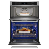 KitchenAid® 30" Combination Microwave Wall Ovens with Air Fry Mode.