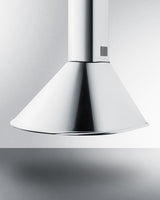 24" Wide Wall-mounted Range Hood, ADA Compliant