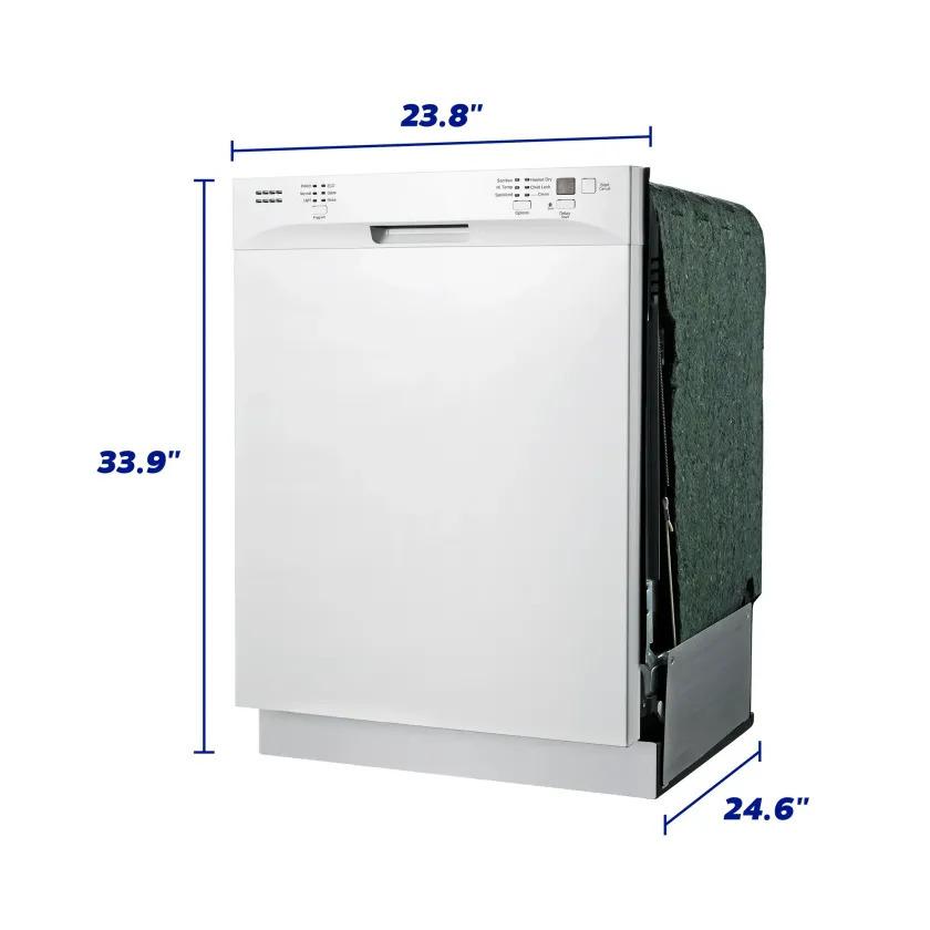 Element 24 Front Control Built-In Dishwasher - White (ENB6632PEBW)