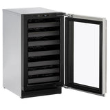 3018wc 18" Wine Refrigerator With Stainless Frame Finish and Left-hand Hinge Door Swing (115 V/60 Hz Volts /60 Hz Hz)