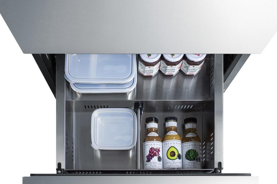 24" Wide 2-drawer All-refrigerator, ADA Compliant (panels Not Included)