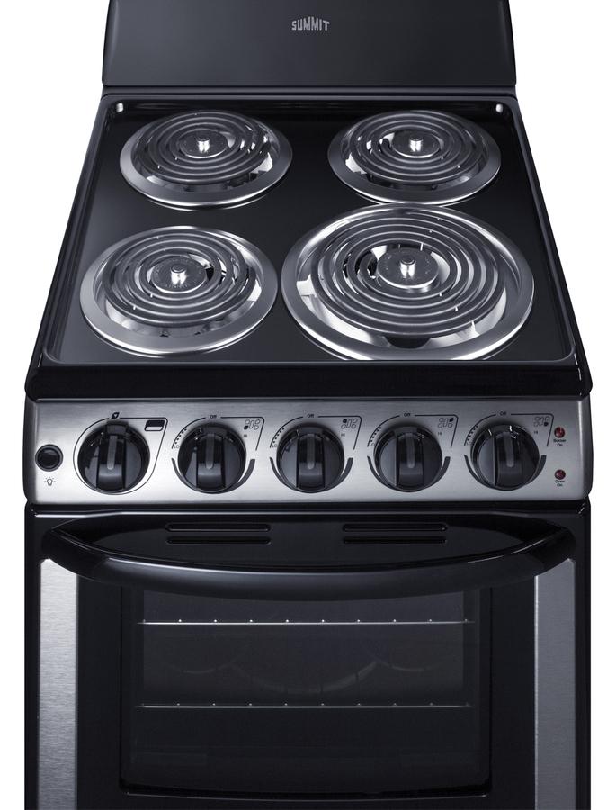 20" Wide Electric Coil Range