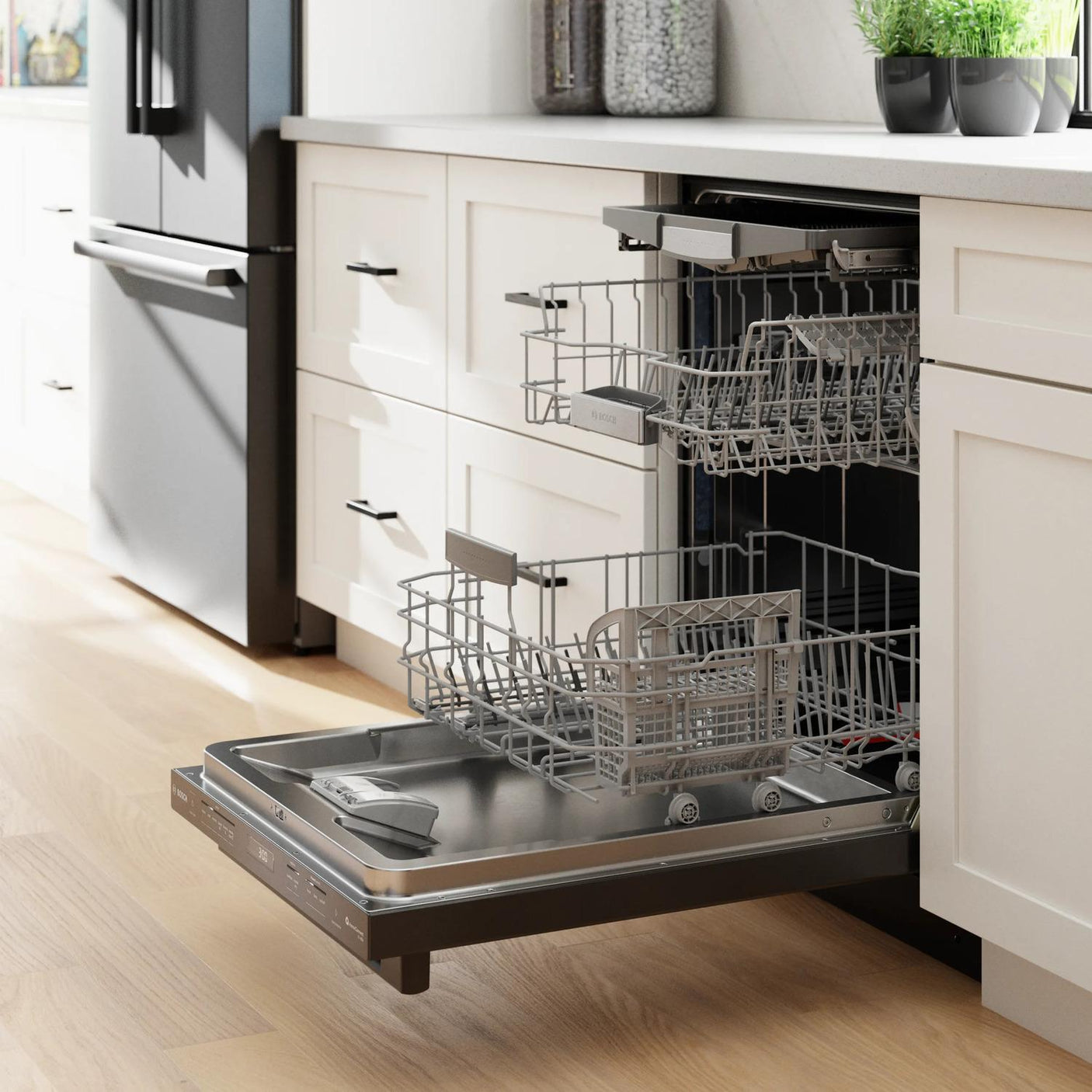 800 Series Dishwasher 24" Brushed black steel anti-fingerprint