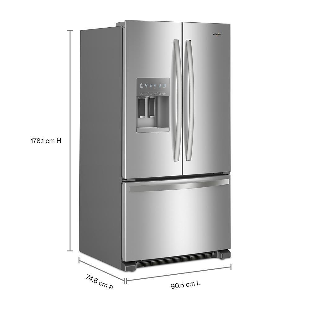 36-Inch Wide French Door Bottom Mount Refrigerator - 25 cu. ft.