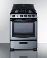 24" Wide Gas Range