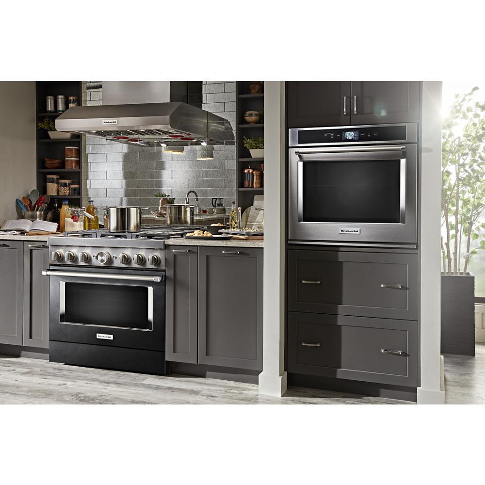 KitchenAid® 36'' Smart Commercial-Style Dual Fuel Range with 6 Burners