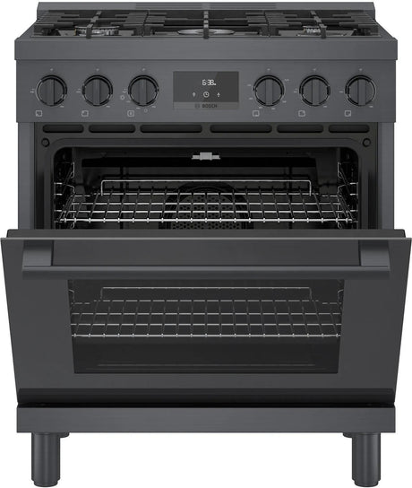 800 Series Gas Freestanding Range 30" Black Stainless Steel