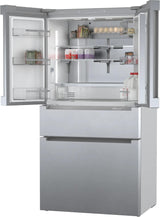 800 Series French Door Bottom Mount Refrigerator 36" Stainless steel (with anti-fingerprint)