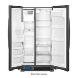 33-inch Wide Side-by-Side Refrigerator - 21 cu. ft.