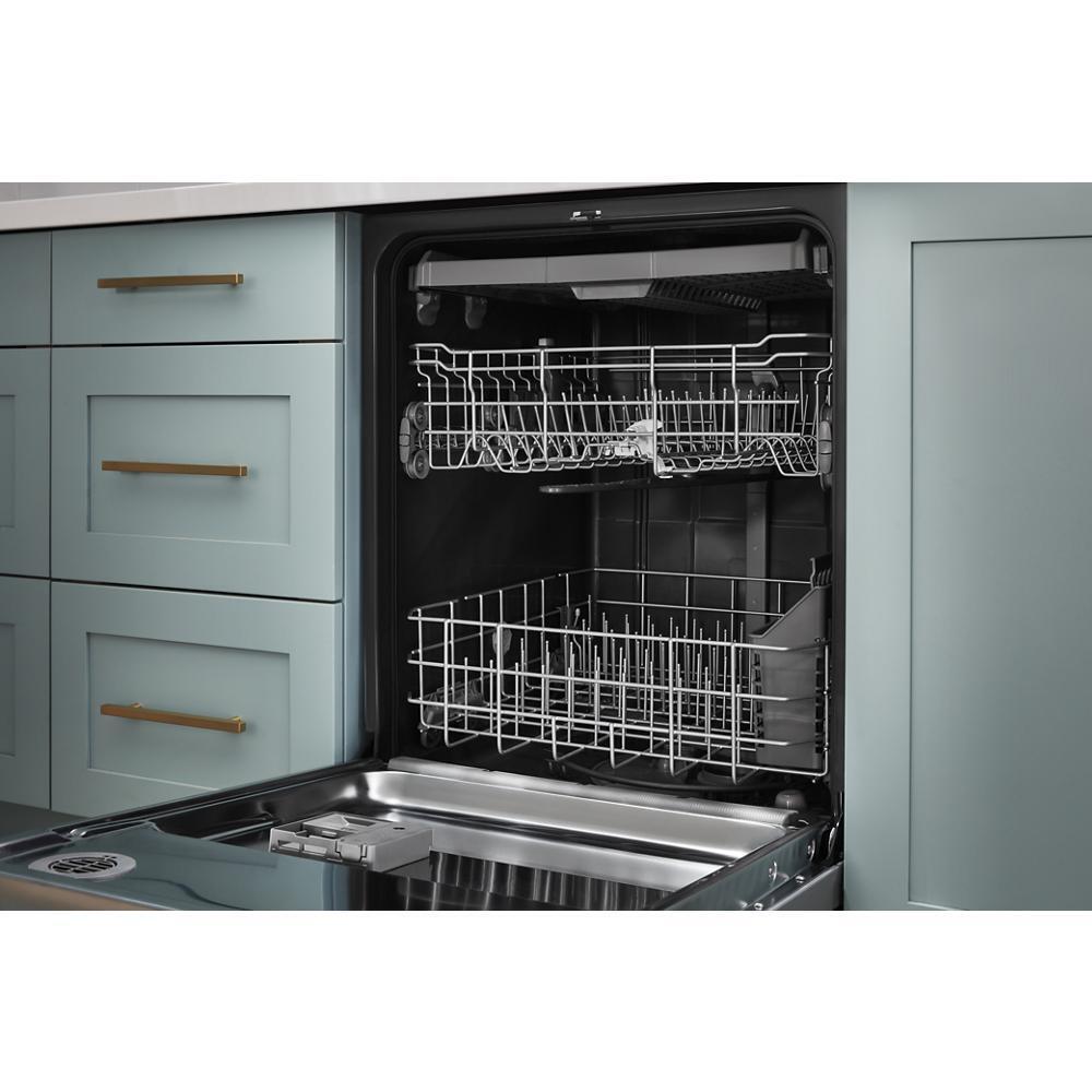 Quiet Dishwasher with 3rd Rack and Pocket Handle