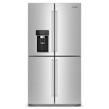 36" Counter-Depth 19.4 Cu Ft 4-Door Refrigerator with Flexible Temperature Zone in PrintShield™ Finish