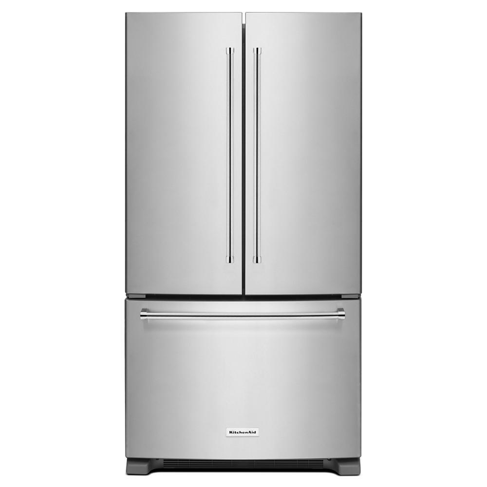 25 Cu. Ft. 36-Width Standard Depth French Door Refrigerator with Interior Dispense