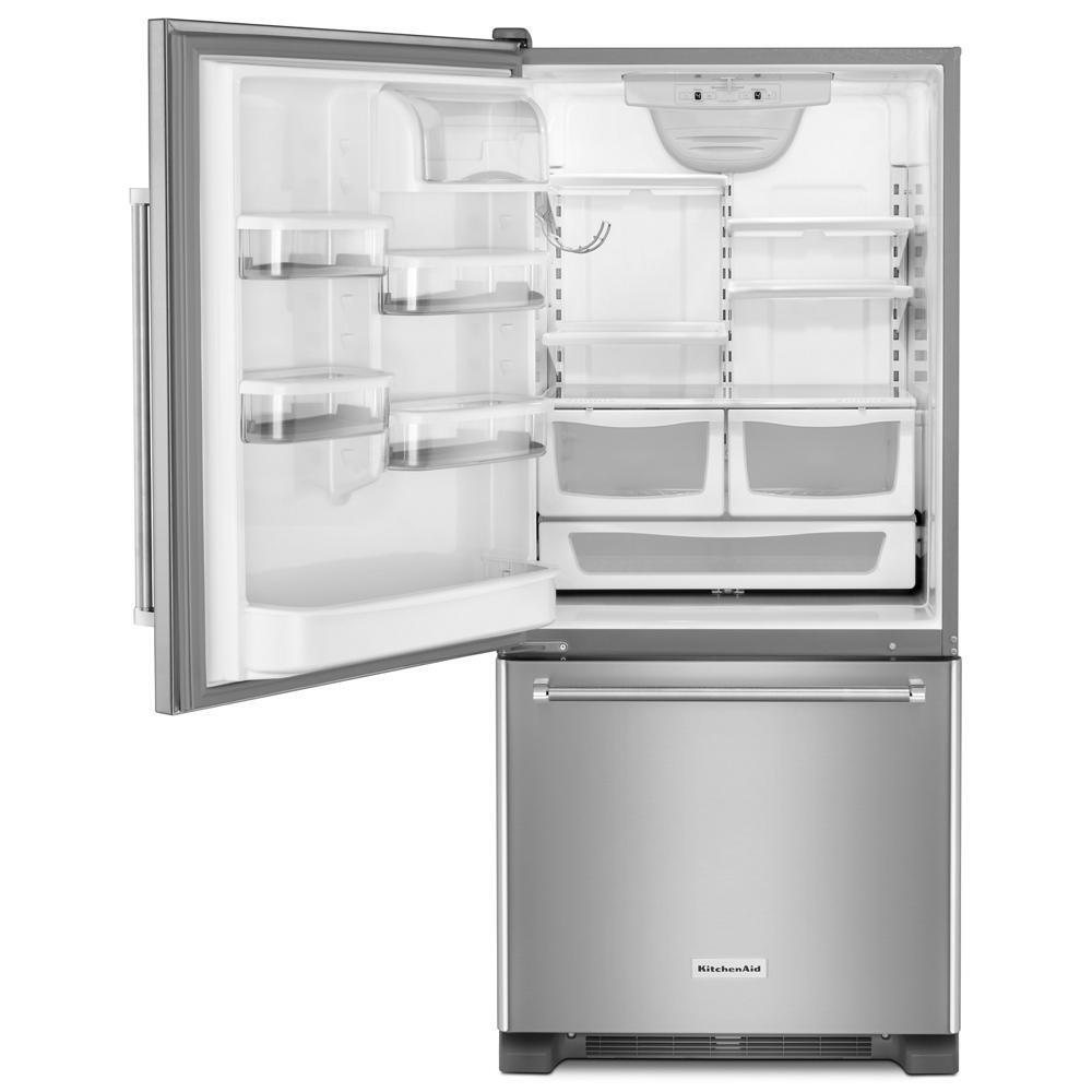 19 cu. ft. 30-Inch Width Full Depth Non Dispense Bottom Mount Refrigerator