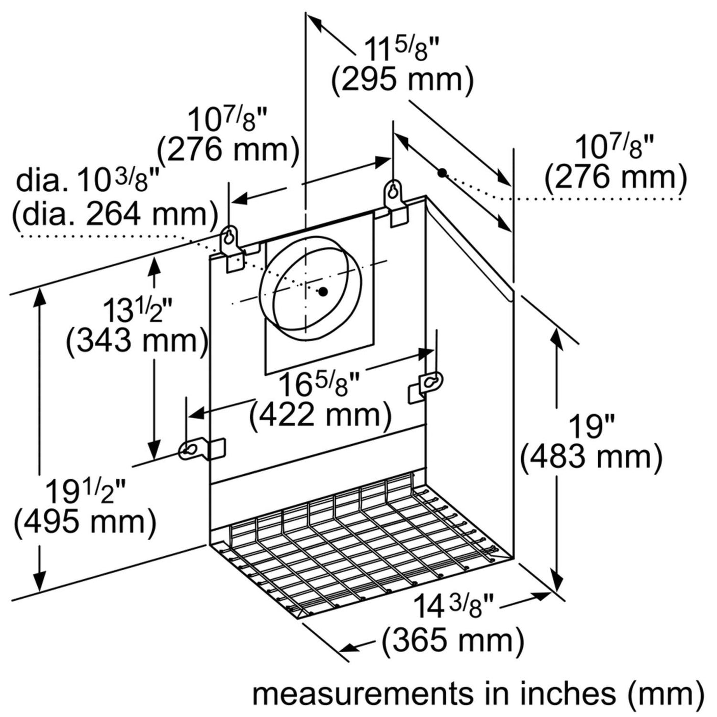 Integral blower