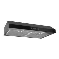 DISCONTINUED-Broan® 42-Inch Convertible Under-Cabinet Range Hood w/ Heat Sentry®, 400 CFM, Black