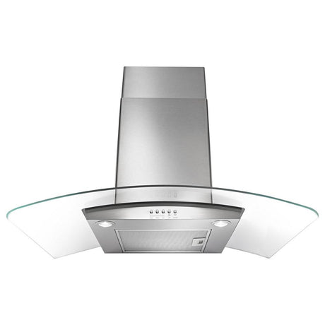 30" Concave Glass Wall Mount Range Hood