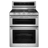 30-Inch 5 Burner Gas Double Oven Convection Range