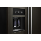 22.6 cu ft. Counter-Depth Side-by-Side Refrigerator with Exterior Ice and Water and PrintShield™ finish