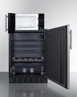 Microwave/refrigerator Combination With Allocator