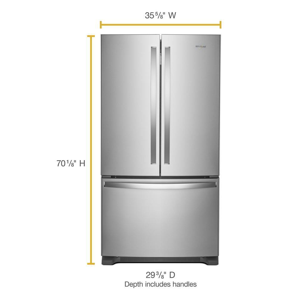 36-inch Wide Counter Depth French Door Refrigerator - 20 cu. ft.