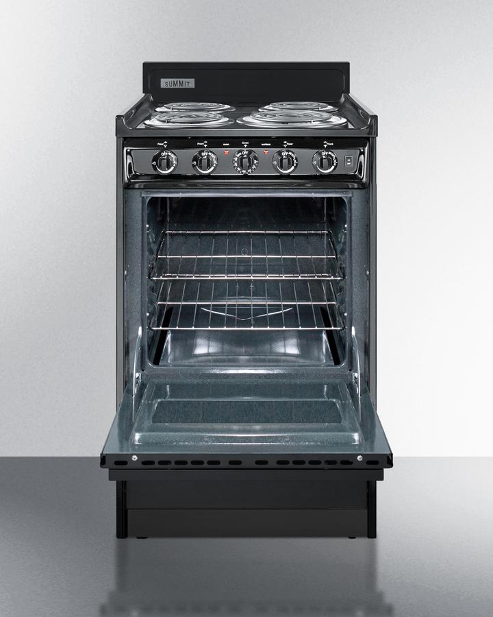 20" Wide Electric Coil Range