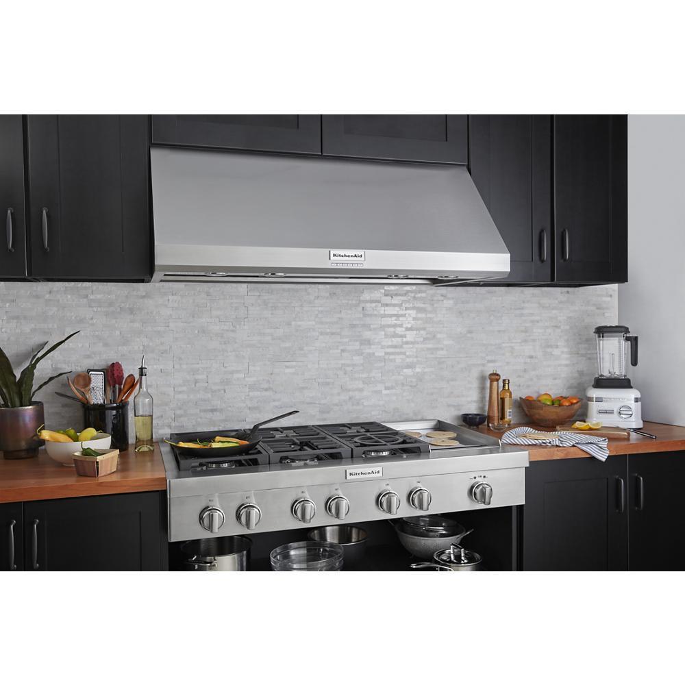 KitchenAid® 48'' 6-Burner Commercial-Style Gas Rangetop with Griddle