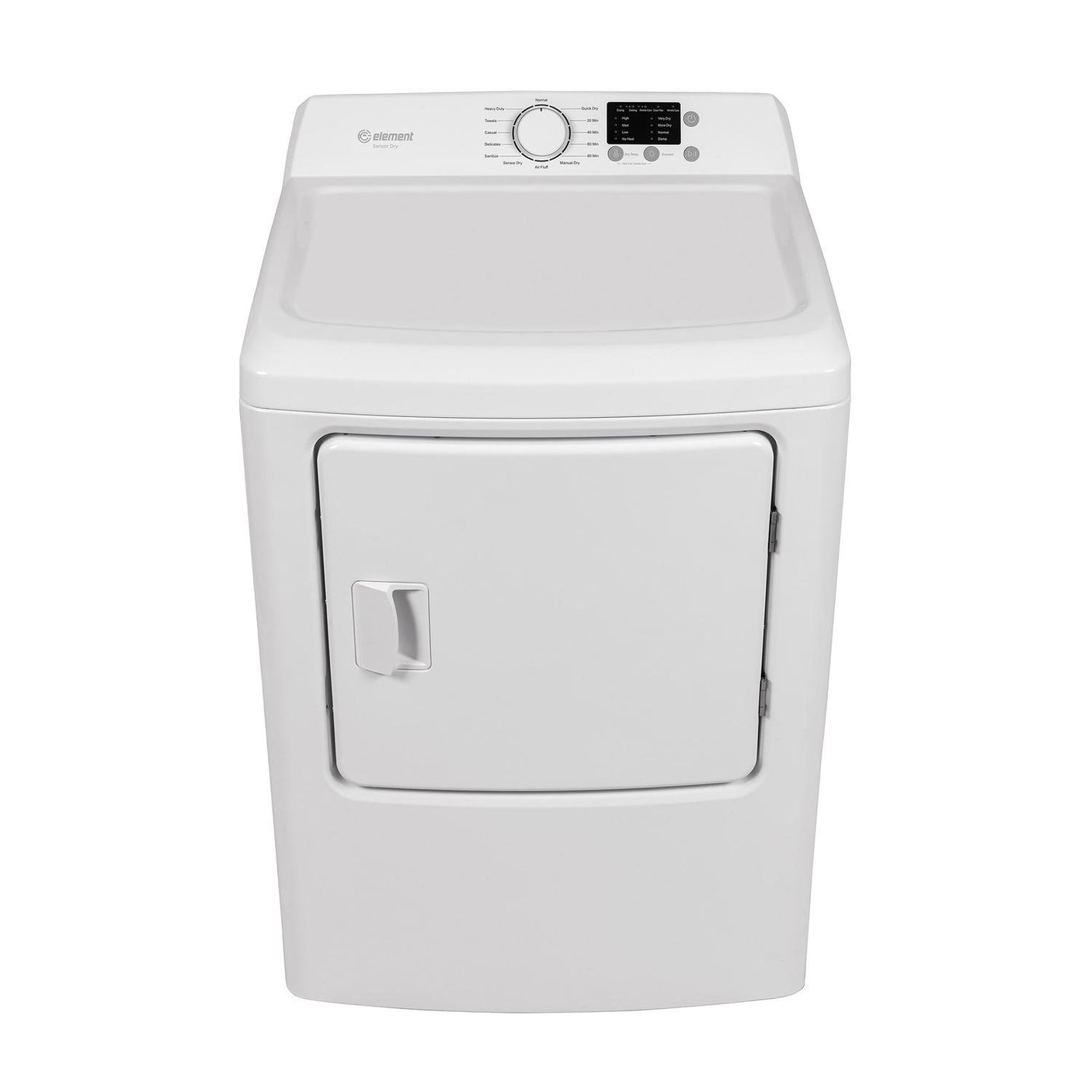 Element Electronics 6.7 cu. ft. Front Load Electric Dryer - White (EATDE2767CW)