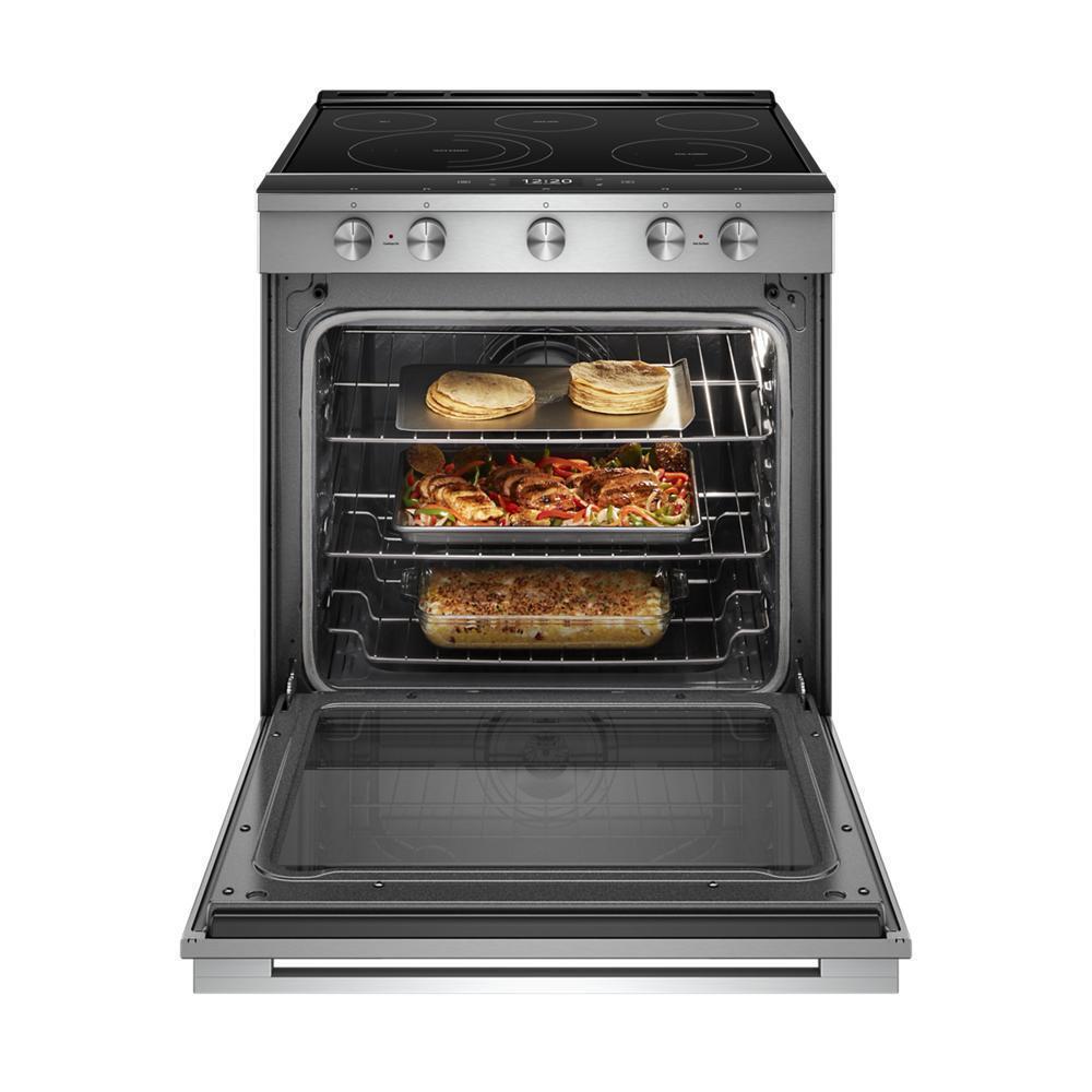 6.4 cu. ft. Smart Slide-in Electric Range with Scan-to-Cook Technology