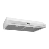 Glacier 30-Inch 450 Max Blower CFM 5.5 Sones White Range Hood