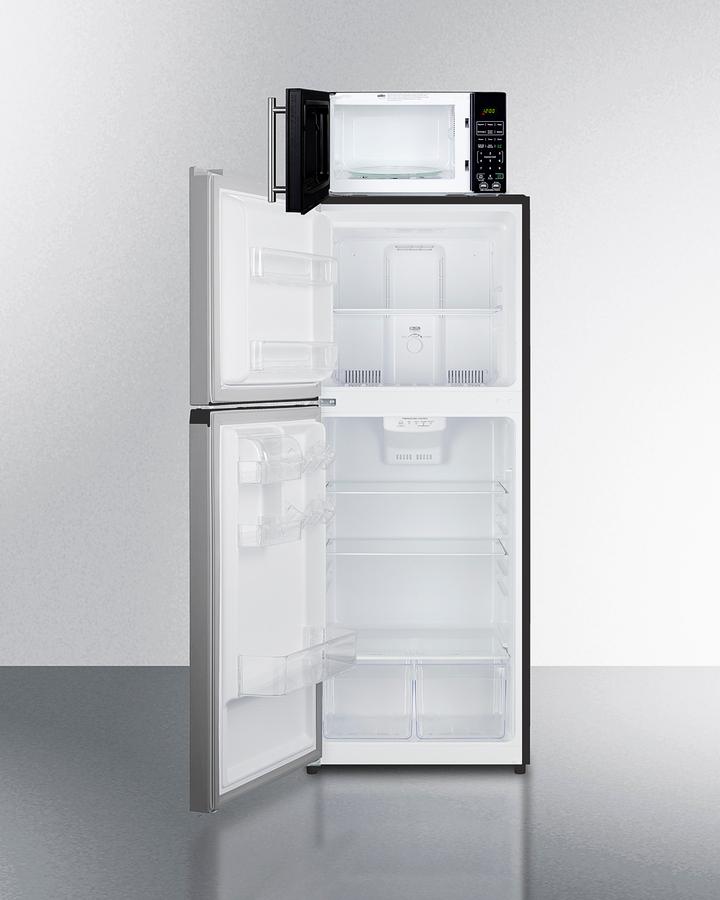 Microwave/refrigerator-freezer Combination With Allocator