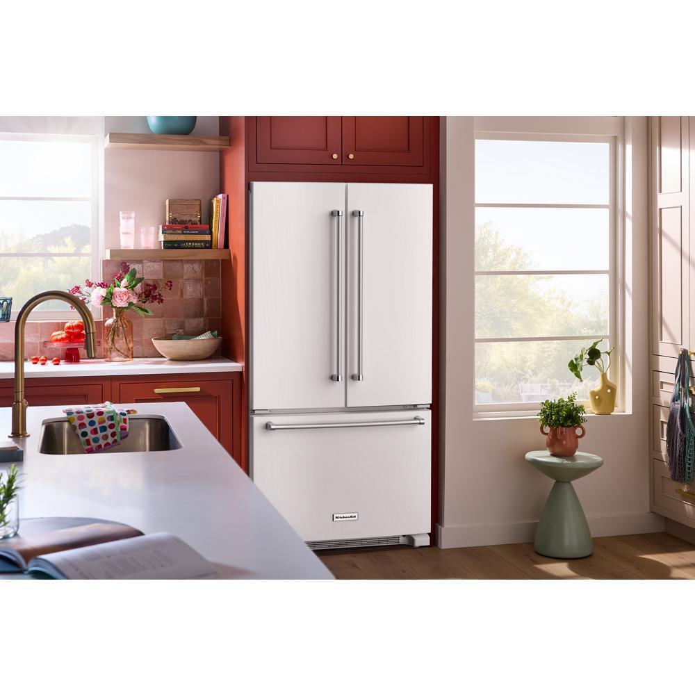 20 cu. ft. 36-Inch Width Counter-Depth French Door Refrigerator with Interior Dispense