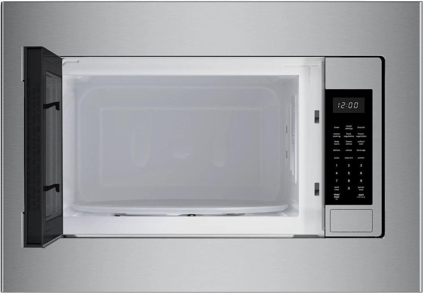 300 Series Built-In Microwave Oven 24" Left SideOpening Door, Stainless Steel