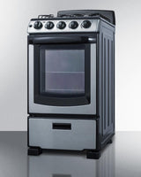 20" Wide Gas Range